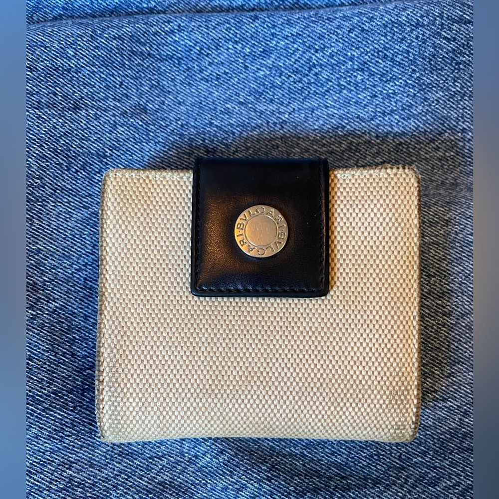 Bvlgari Canvas Petite Wallet